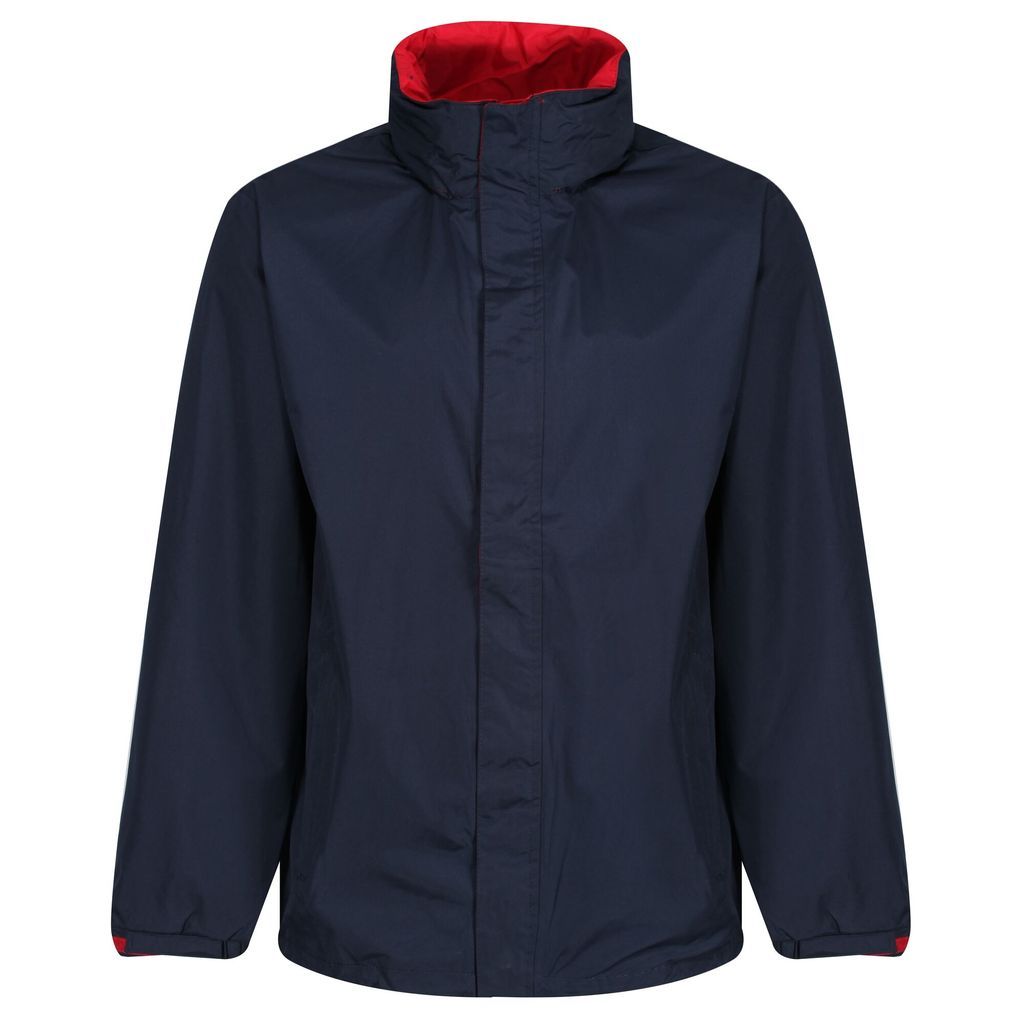 Regatta Workwear Men's Ardmore Waterproof Jacket Navy Classic Red, Size: Xxxl