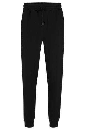 Cotton-blend tracksuit bottoms with rhinestone details