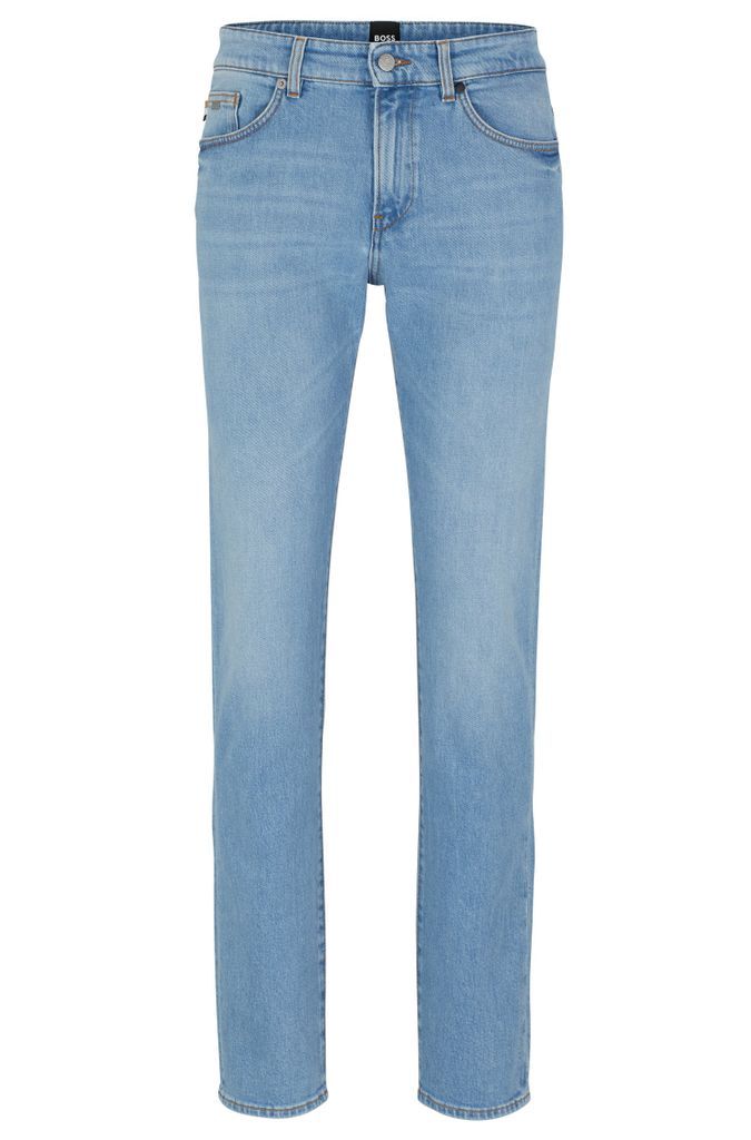 Slim-fit jeans in blue comfort-stretch denim