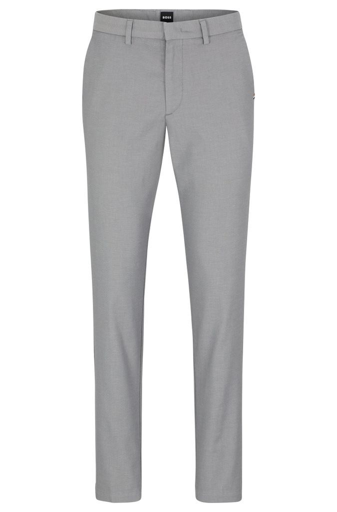 Slim-fit chinos in a cotton blend