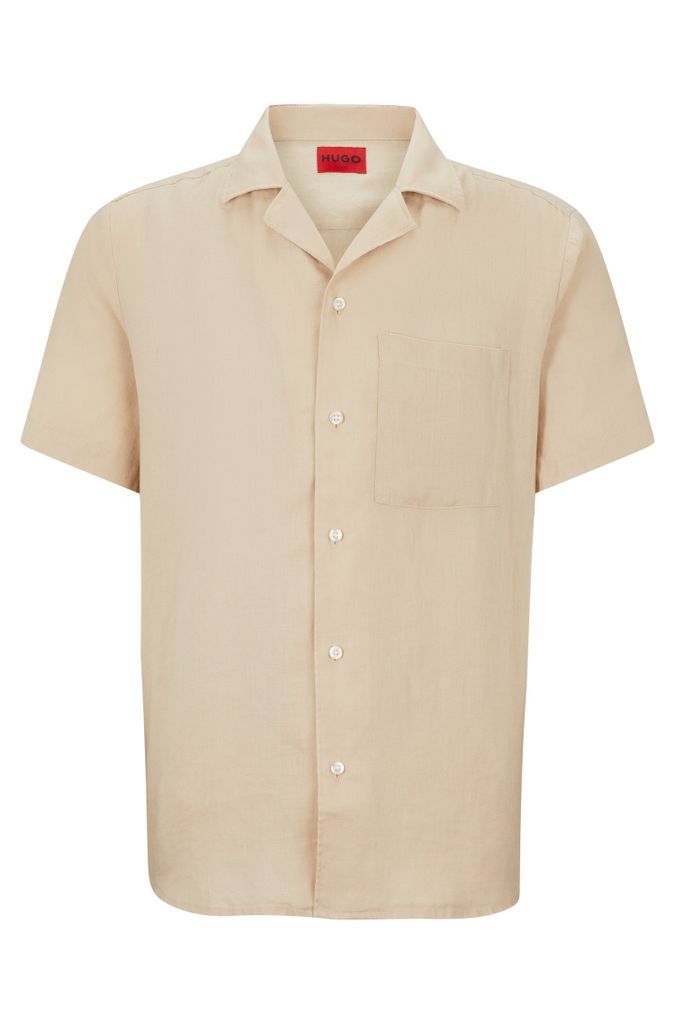 Relaxed-fit shirt in pure linen