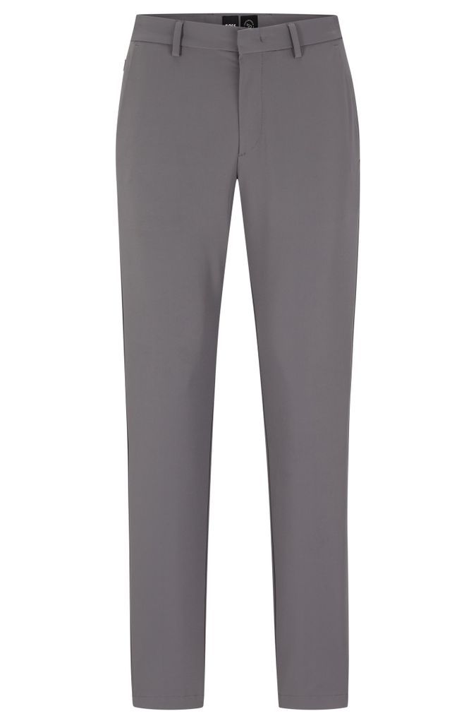Slim-fit trousers in performance-stretch fabric