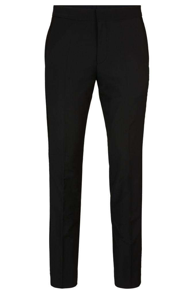 Extra-slim-fit trousers in a stretch-wool blend
