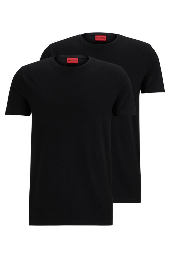 Two-pack of slim-fit T-shirts in stretch cotton