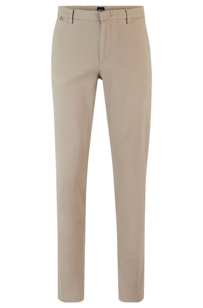 Slim-fit chinos in a stretch-cotton blend