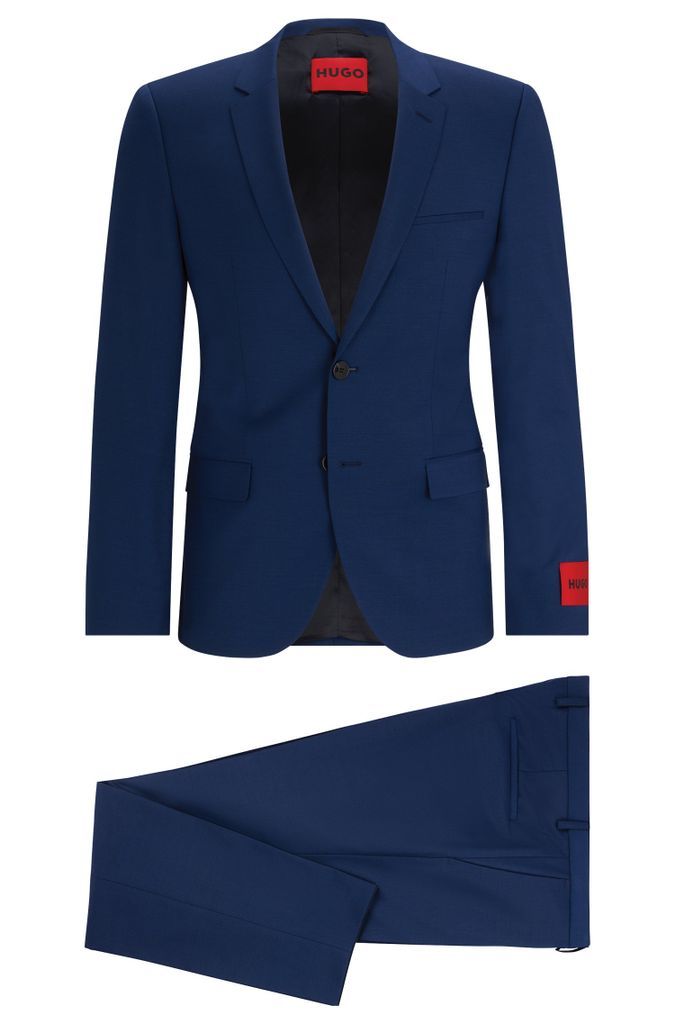 Extra-slim-fit suit in a performance-stretch blend