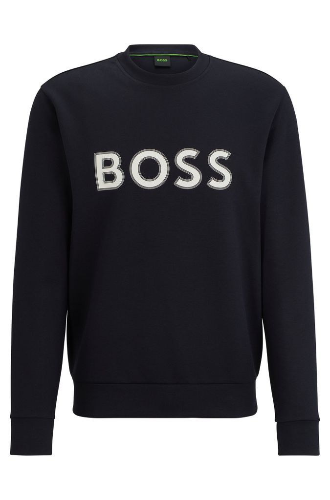 Cotton-blend sweatshirt with HD logo print