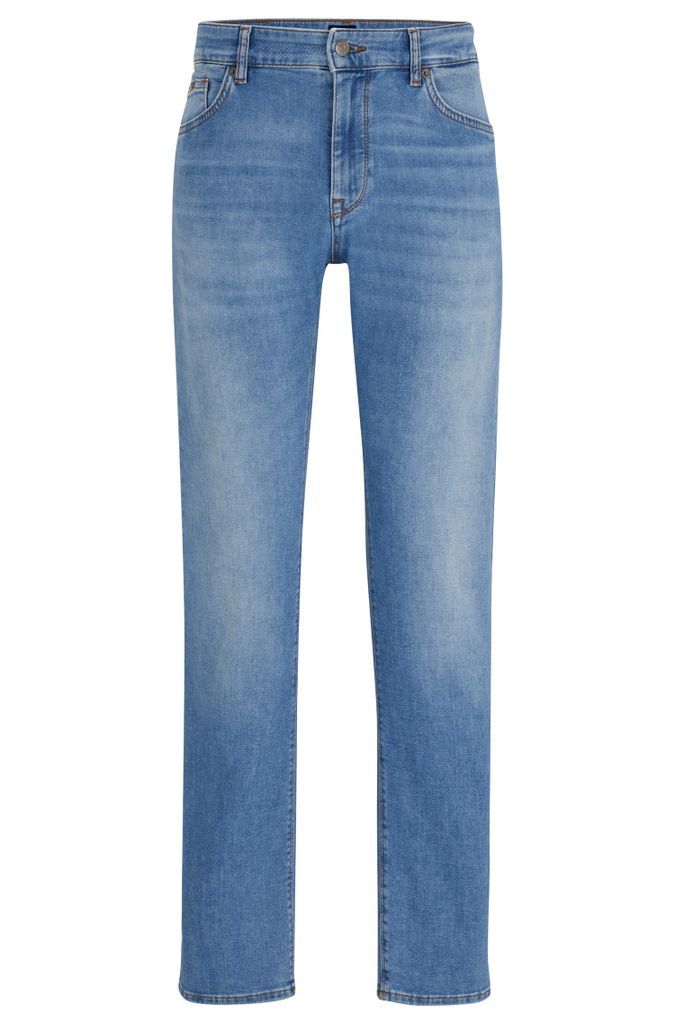 Regular-fit jeans in blue super-soft denim