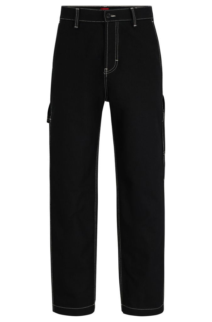 Regular-fit trousers in heavyweight cotton