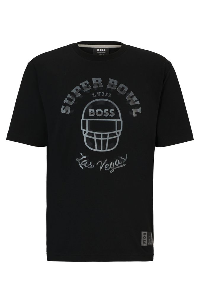 x NFL stretch-cotton T-shirt with printed artwork