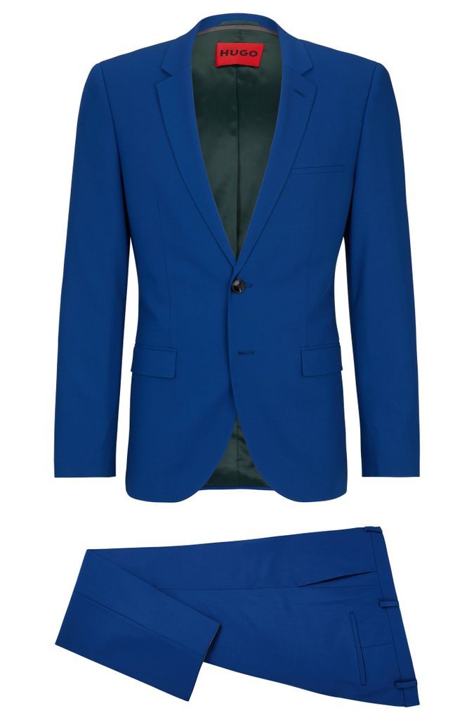 Extra-slim-fit suit in performance-stretch fabric