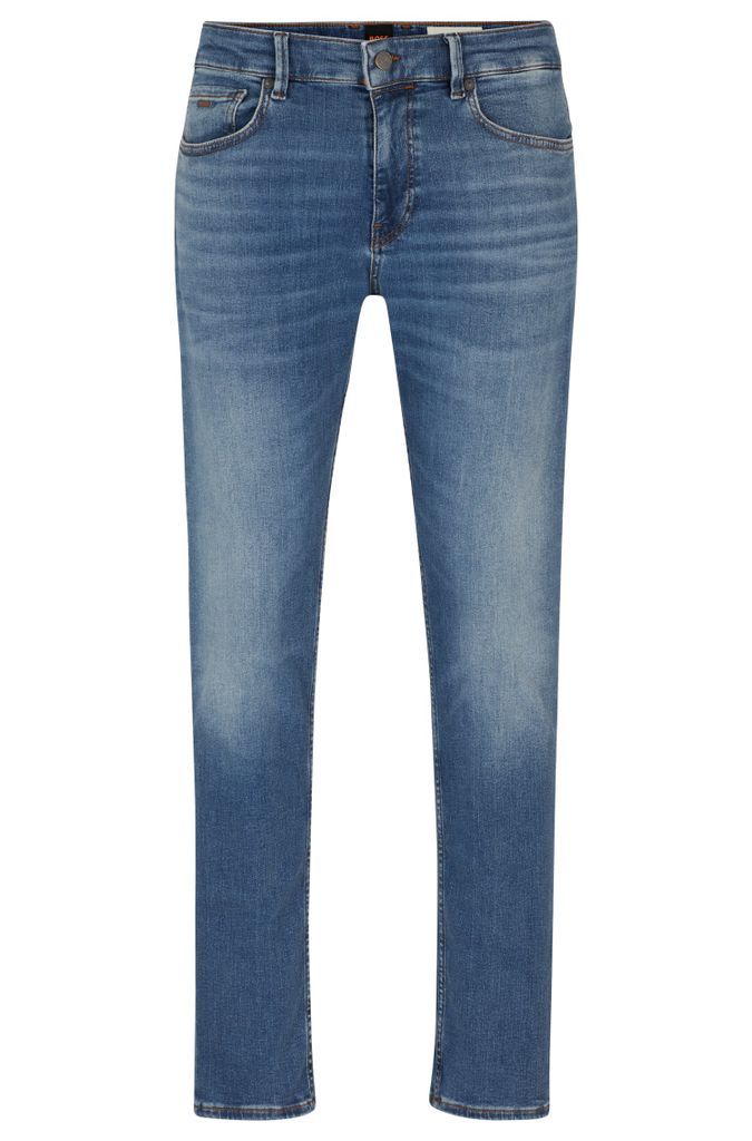 Slim-fit jeans in blue soft-motion denim