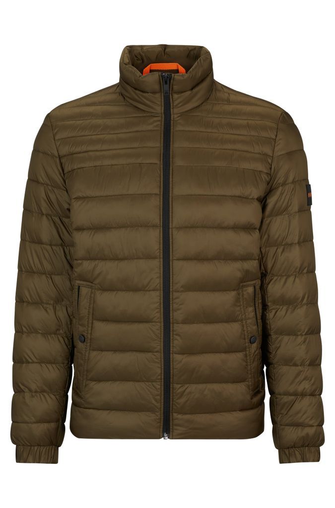 Lightweight padded jacket with water-repellent finish