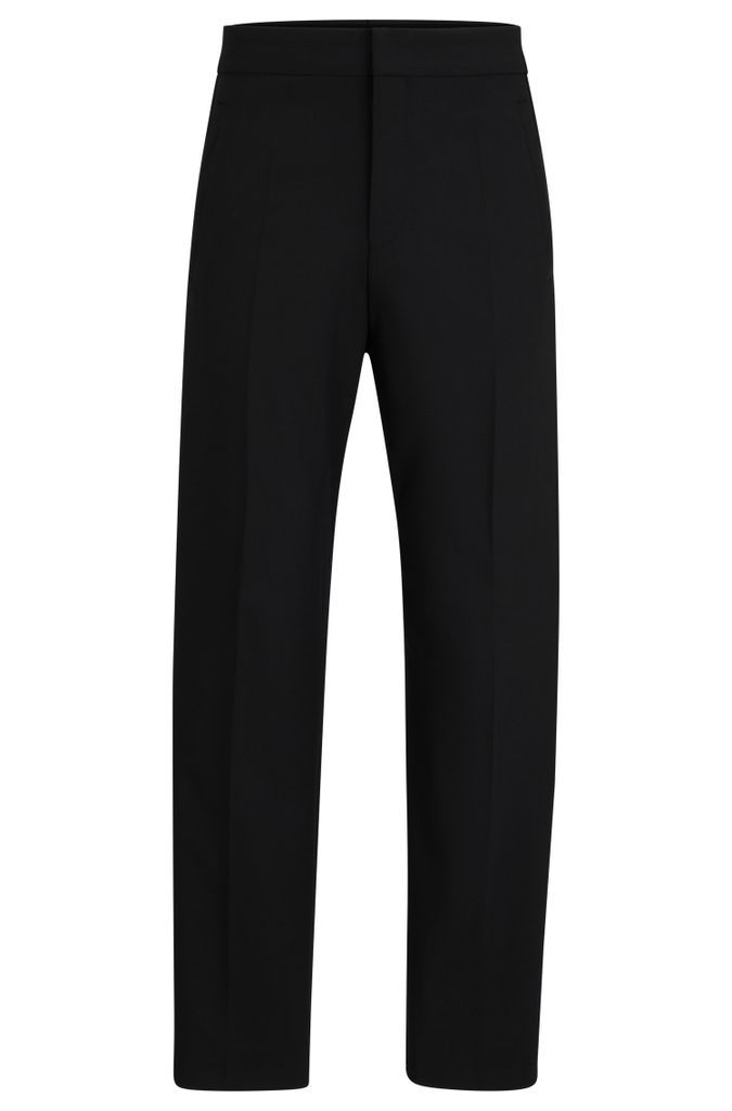 Slim-fit trousers with studded side seams