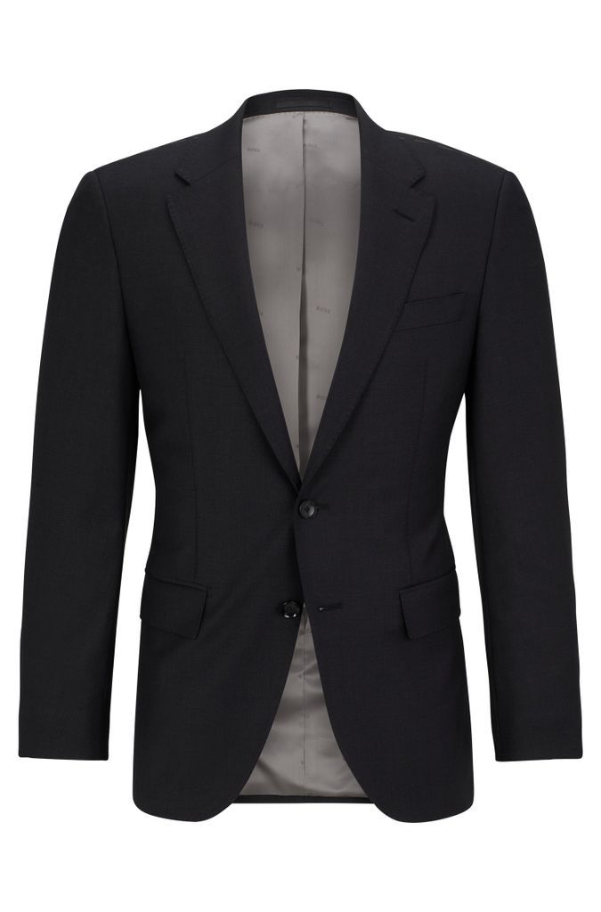 Single-breasted jacket in stretch wool