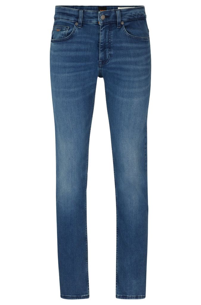 Slim-fit jeans in blue super-stretch denim