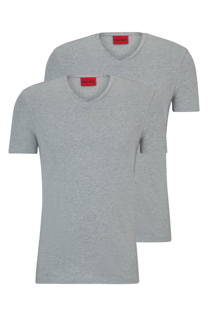 Two-pack of slim-fit T-shirts in stretch cotton