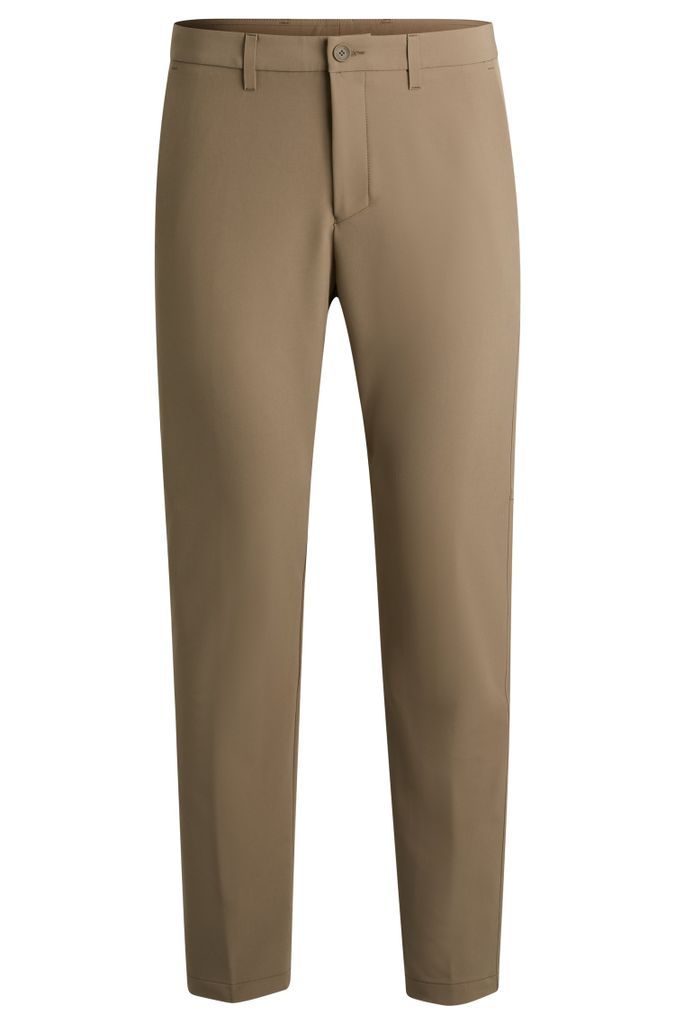Regular-fit trousers in water-repellent stretch fabric