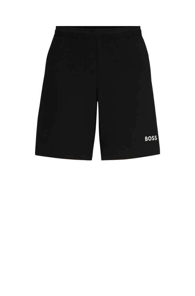 Quick-drying regular-fit shorts with logo print
