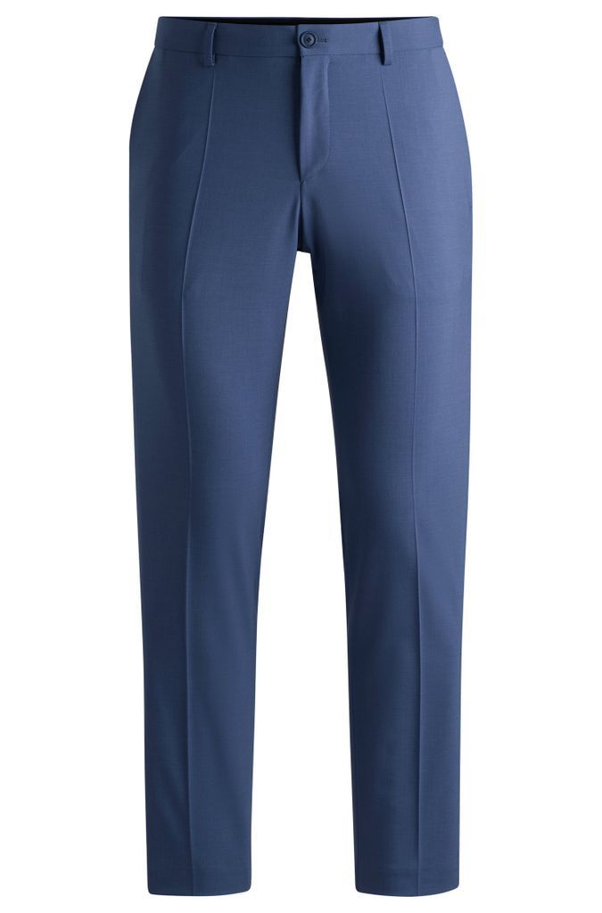 Slim-fit trousers in a performance-stretch wool blend