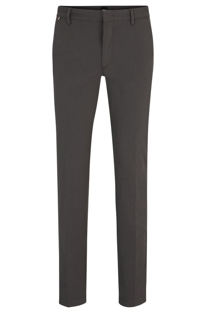 Slim-fit trousers in a cotton blend