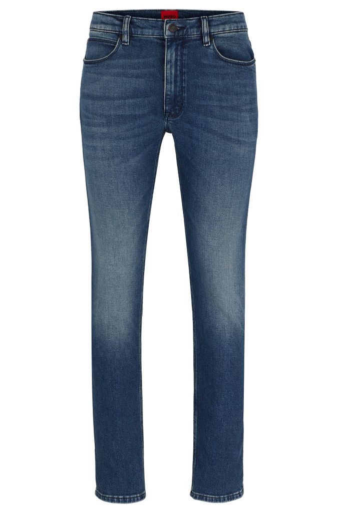 Extra-slim-fit jeans in blue stretch denim