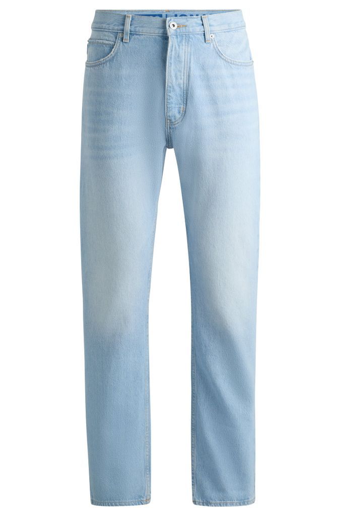 Regular-fit jeans in pure-cotton denim