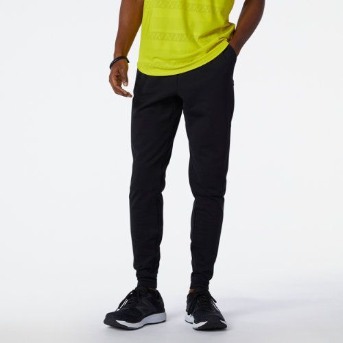 Men's Q Speed Jogger in Black Poly Knit, size 2X-Large