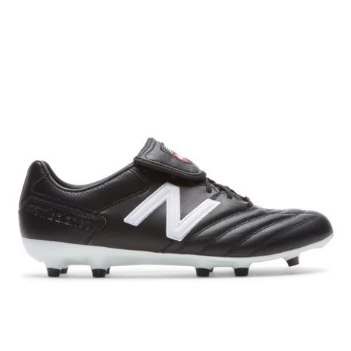 Men's 442 Pro FG in Black/Noir/White/blanc/Red/rouge Leather, size 6