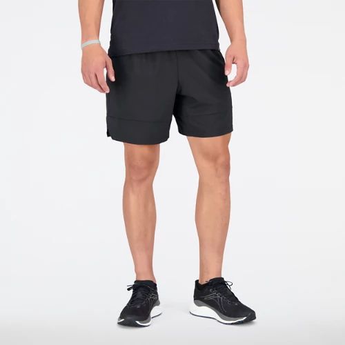 Men's 7 Inch Tenacity Solid Woven Short in Black/Noir Polywoven, size 2X-Large