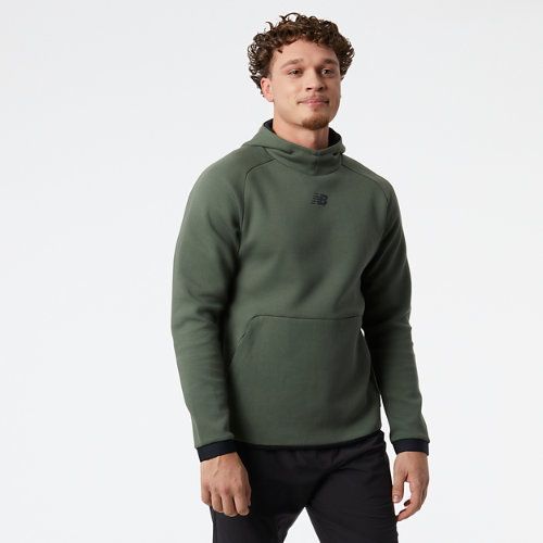 Men's R.W. Tech Fleece Pullover in Green/vert Poly Knit, size X-Small