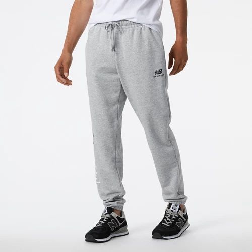Men's NB Essentials Celebrate Jogger in Grey/Gris Cotton, size Medium