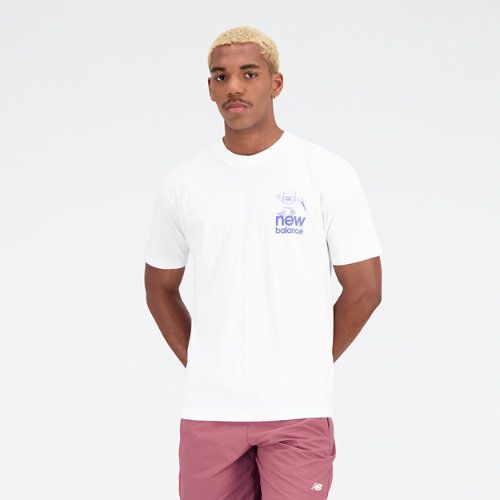 Men's Essentials Always Half Full Cotton Jersey T-Shirt in White/blanc, size 2X-Large