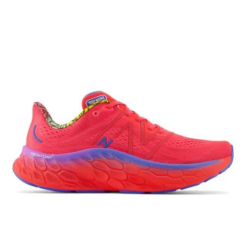 Men's Fresh Foam X More v4 in Red/rouge/Blue/Bleu Synthetic, size 7