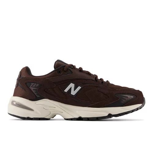 Men's 725V1 in Brown/marron/Black/Noir/Grey/Gris Suede/Mesh, size 3.5