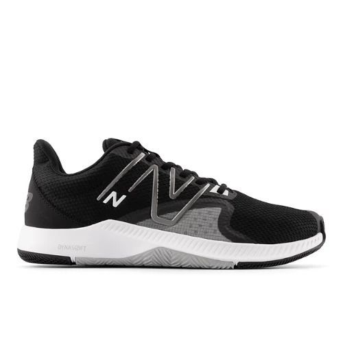 Men's DynaSoft TRNR v2 in Black/Noir/White/blanc Synthetic, size 7.5 Wide