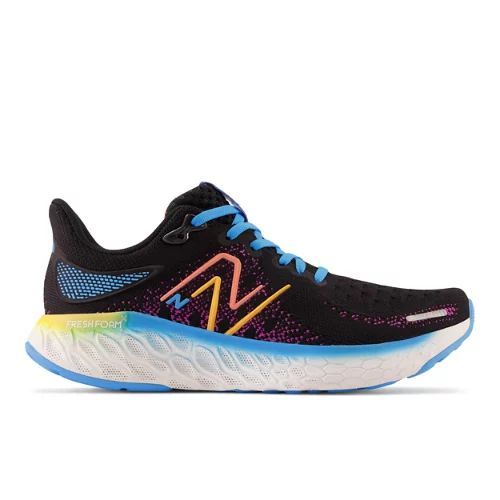 Men's Fresh Foam X 1080v12 in Black/Noir/Pink/Rose/Blue/Bleu Synthetic, size 6.5