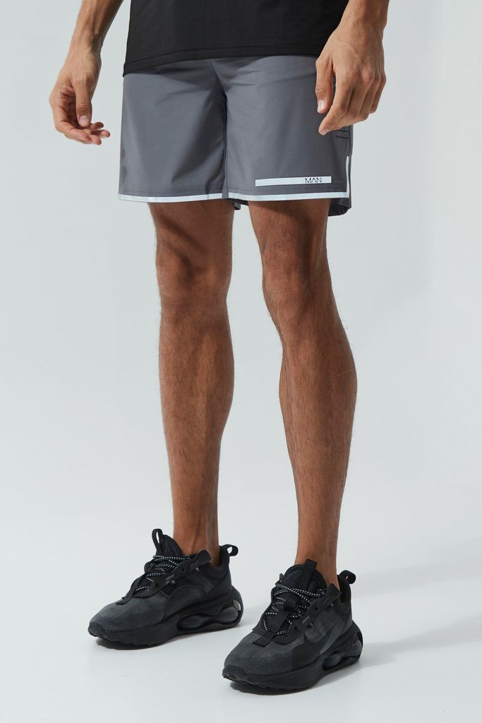 Men's Tall Man Active 5 Inch Performance Shorts - Grey - Xs, Grey