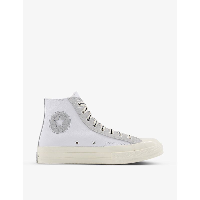 All Star Ox 70’s high-top leather and suede trainers