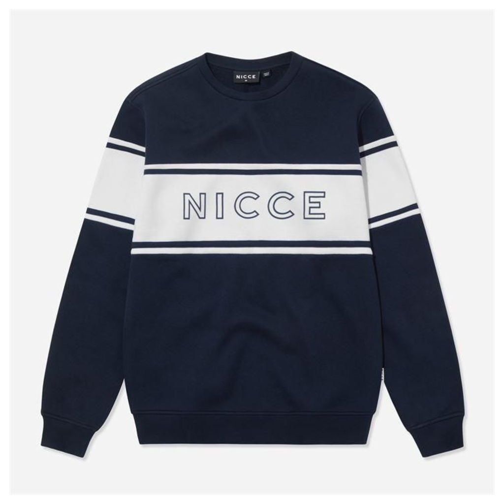 Nicce Panel Crew Neck Sweatshirt