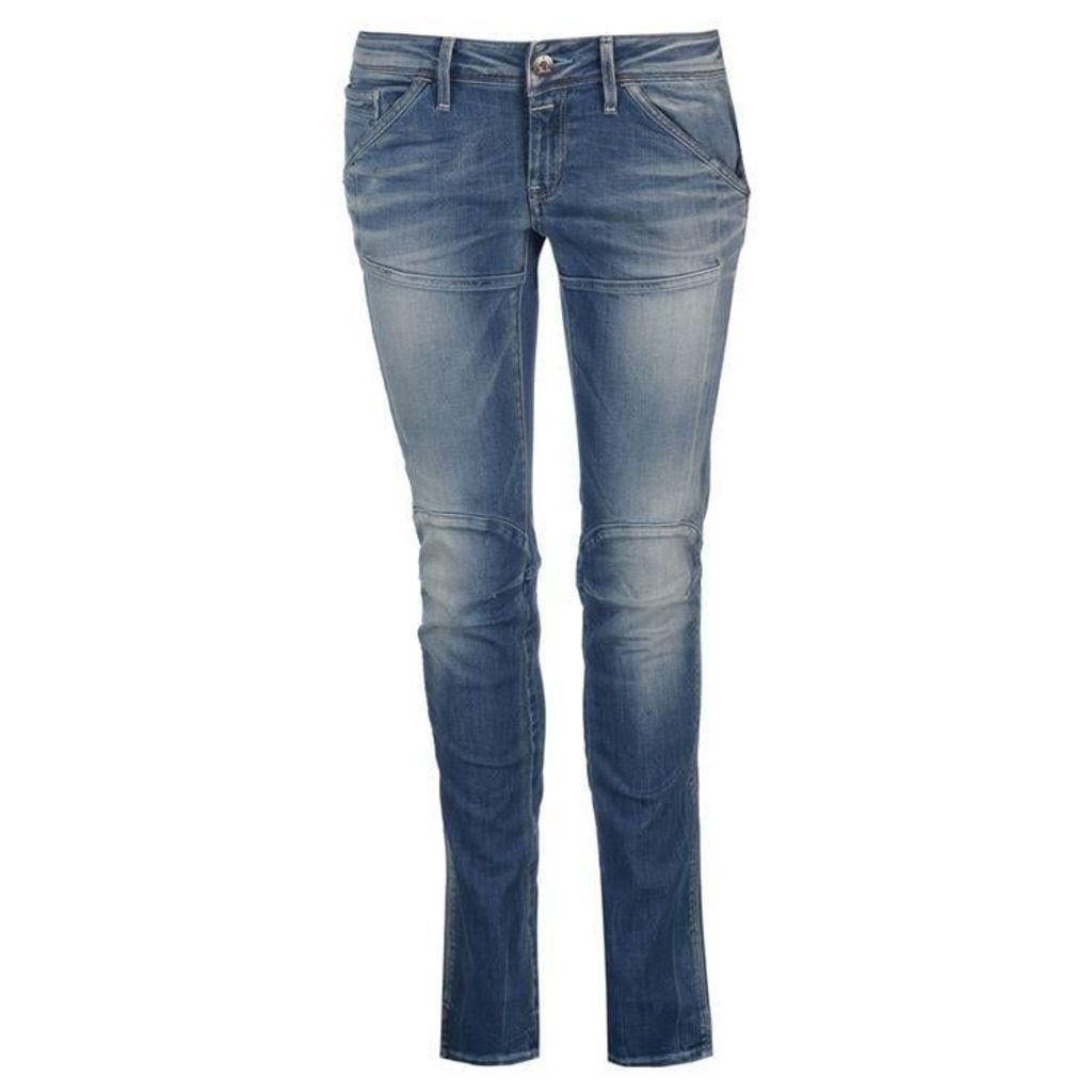 G Star New Elva Tapered Slim Fit Jeans - uv aged