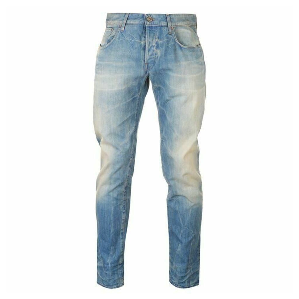 G Star Star Tapered Fit Mens Jeans - lt aged
