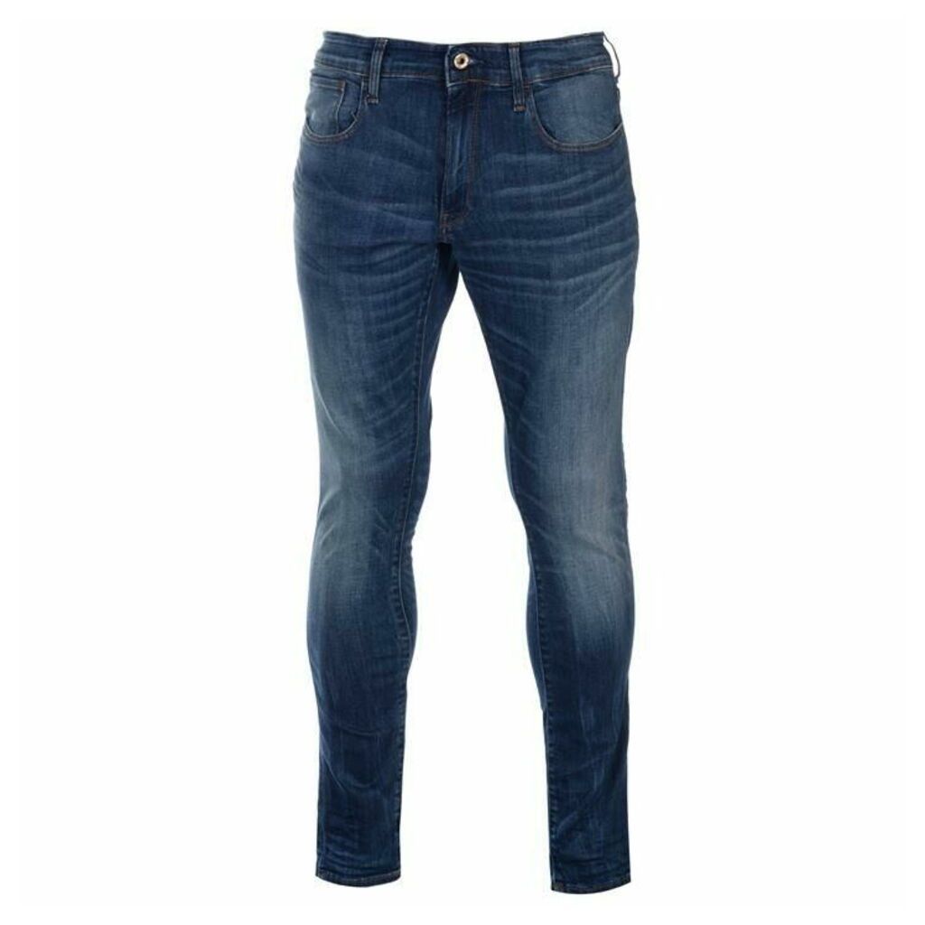 G Star 3301 Decon Slim Jeans - Med Indigo Aged