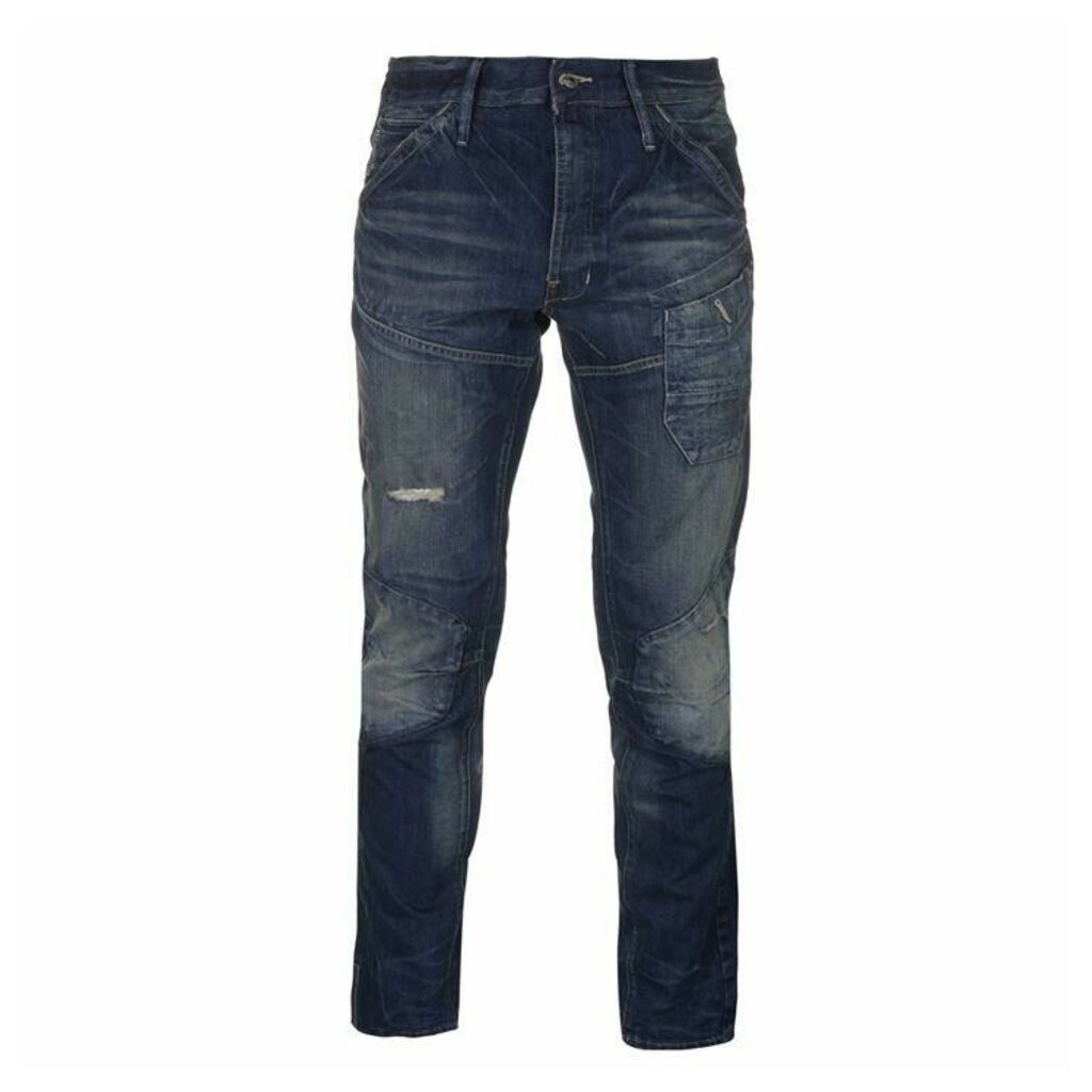 G Star Raw Skiff 3D Tapered Jeans - med aged destry