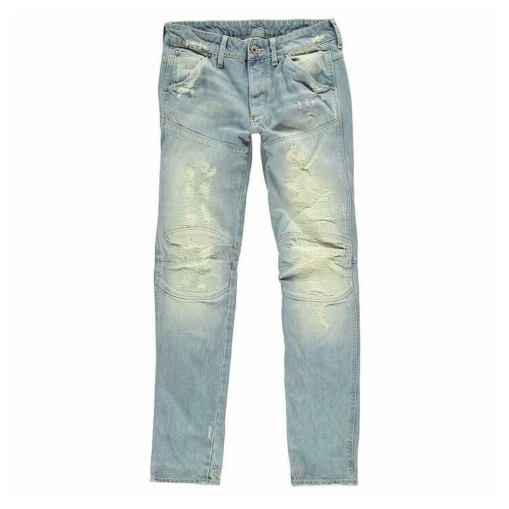 G Star 5620 3D Low Tapered Jeans - lt aged hvy des