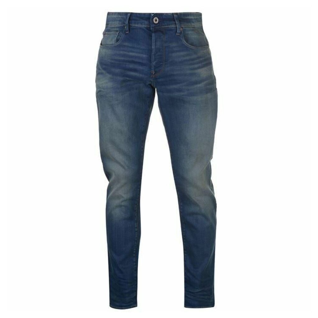 3301 Mens Straight Jeans - Med Aged