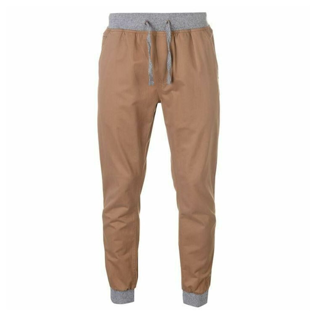 SoulCal Ribbed Waistband Chinos Mens - Coffee