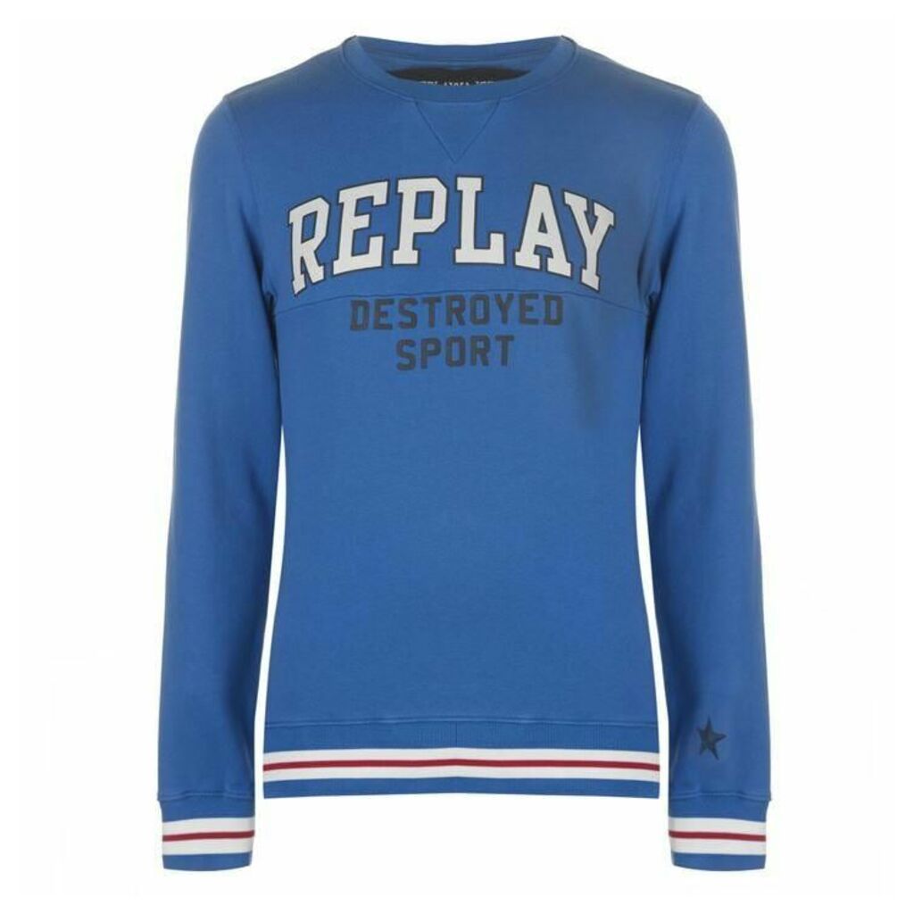 Replay Broken Logo Sweater