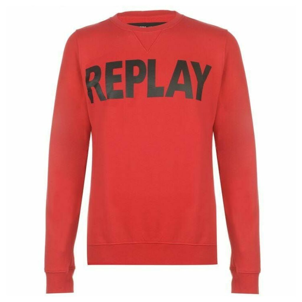 Replay Logo Crew Sweatshirt