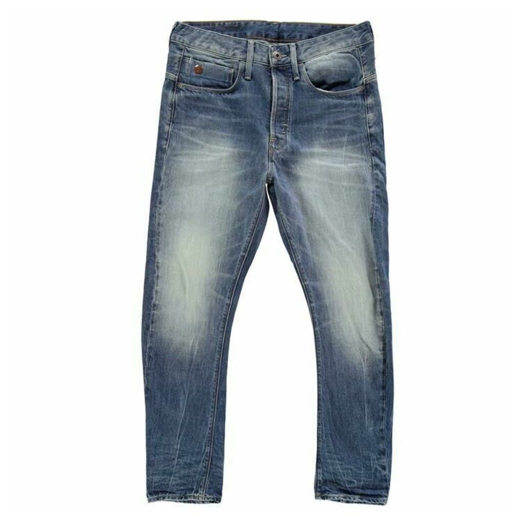 Type C 3D Loose Tapered Jeans - medium aged
